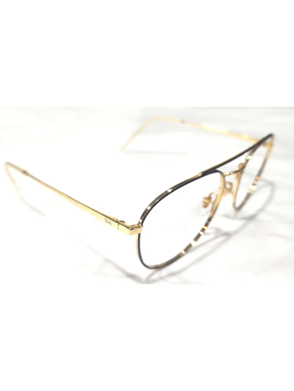 Ray Ban RB3589 9055/13 No Lenses Brown Gold Unisex Sunglasses Frame 55-18 140